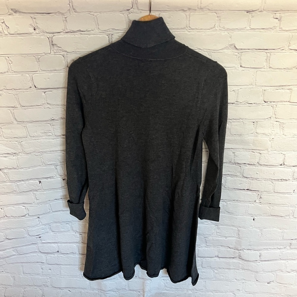 𝅺max Studio | Gray Sweater Tunic Dress | M